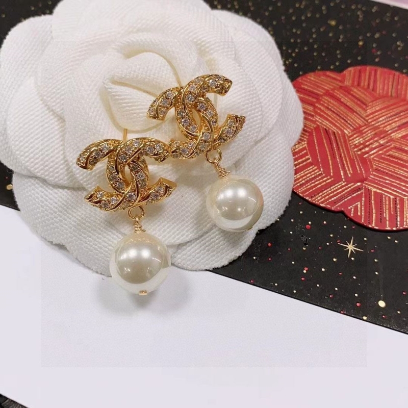 Ch*el earrings